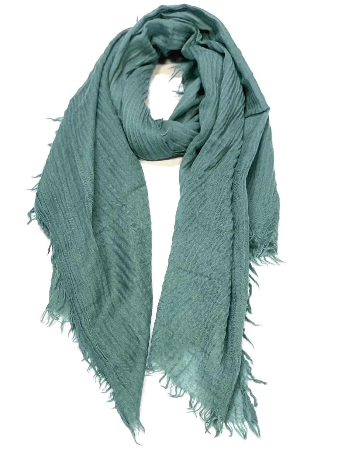 Bjorn Wool Scarf/Wrap - Sage