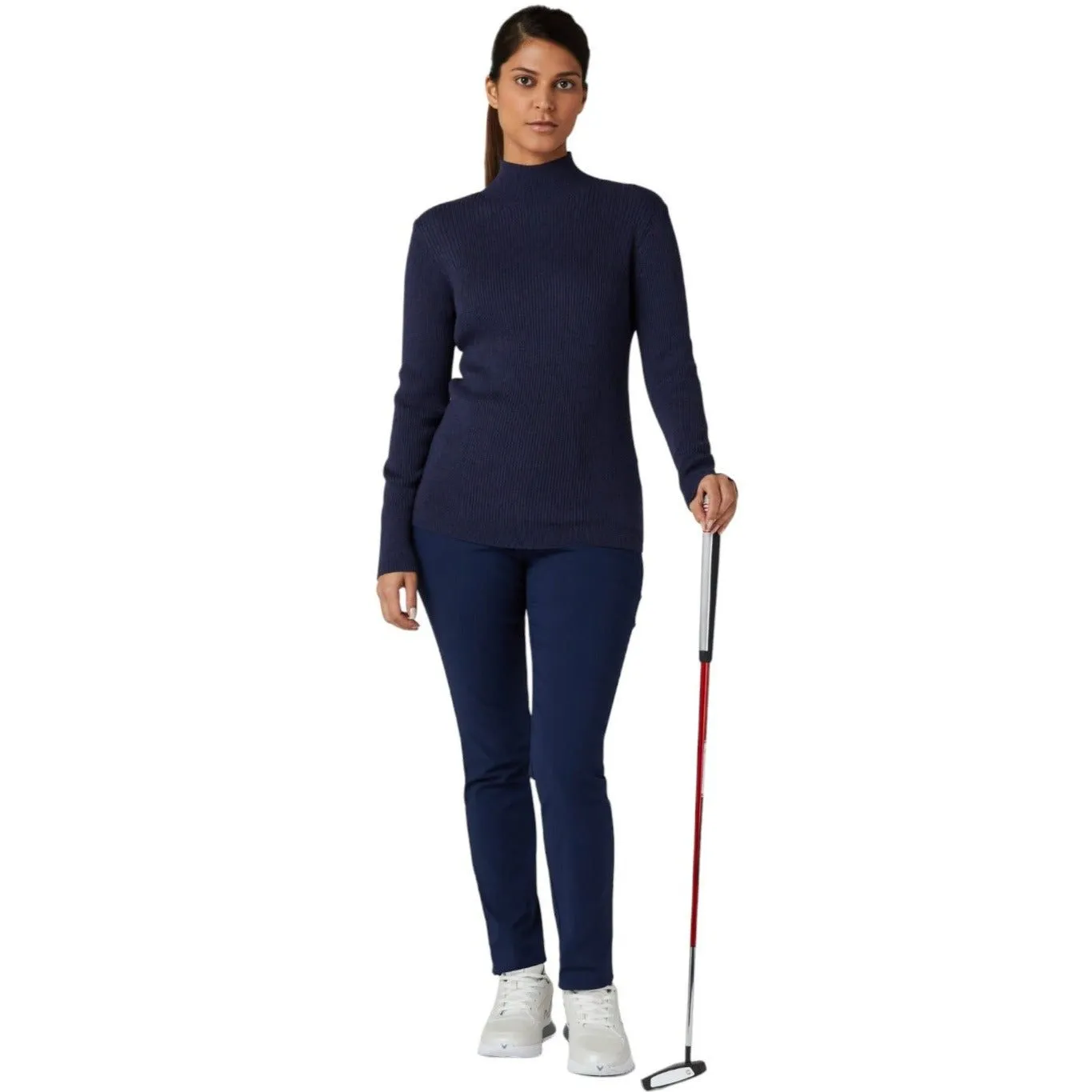 Callaway Ladies Body Mapped High Neck Golf Sweater CGGFD022