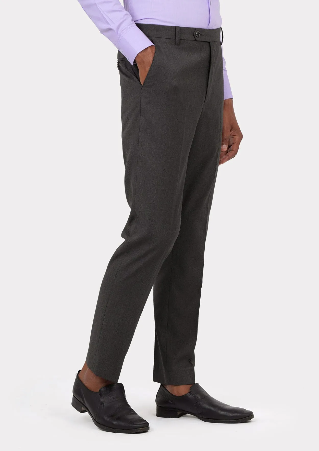 Charcoal Crosshatch Pants