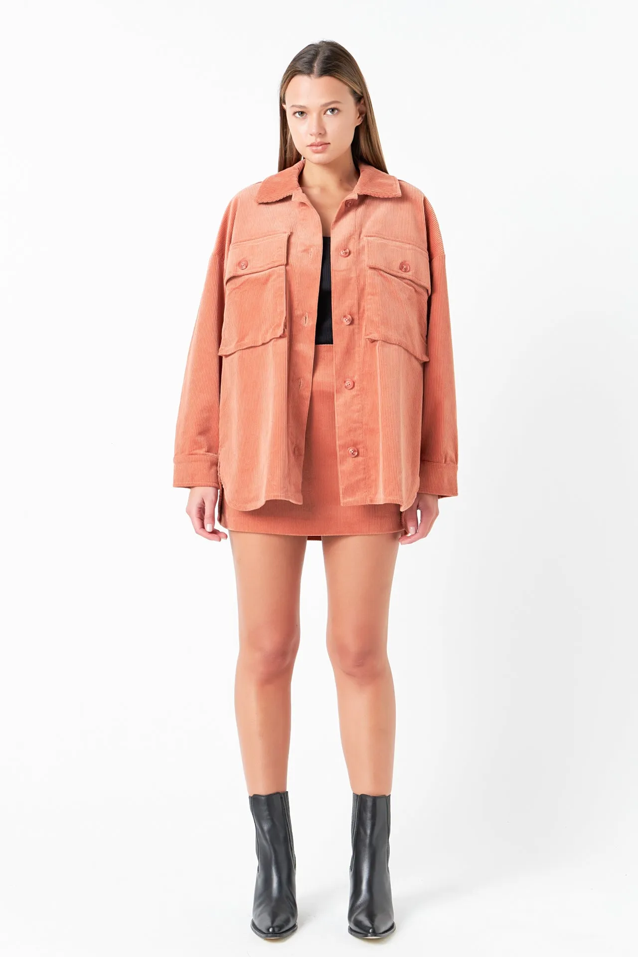 Corduroy Oversized Jacket