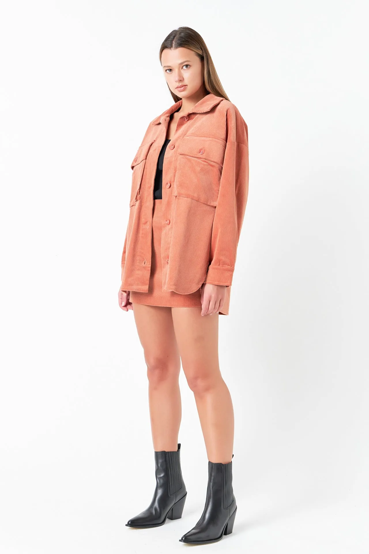 Corduroy Oversized Jacket