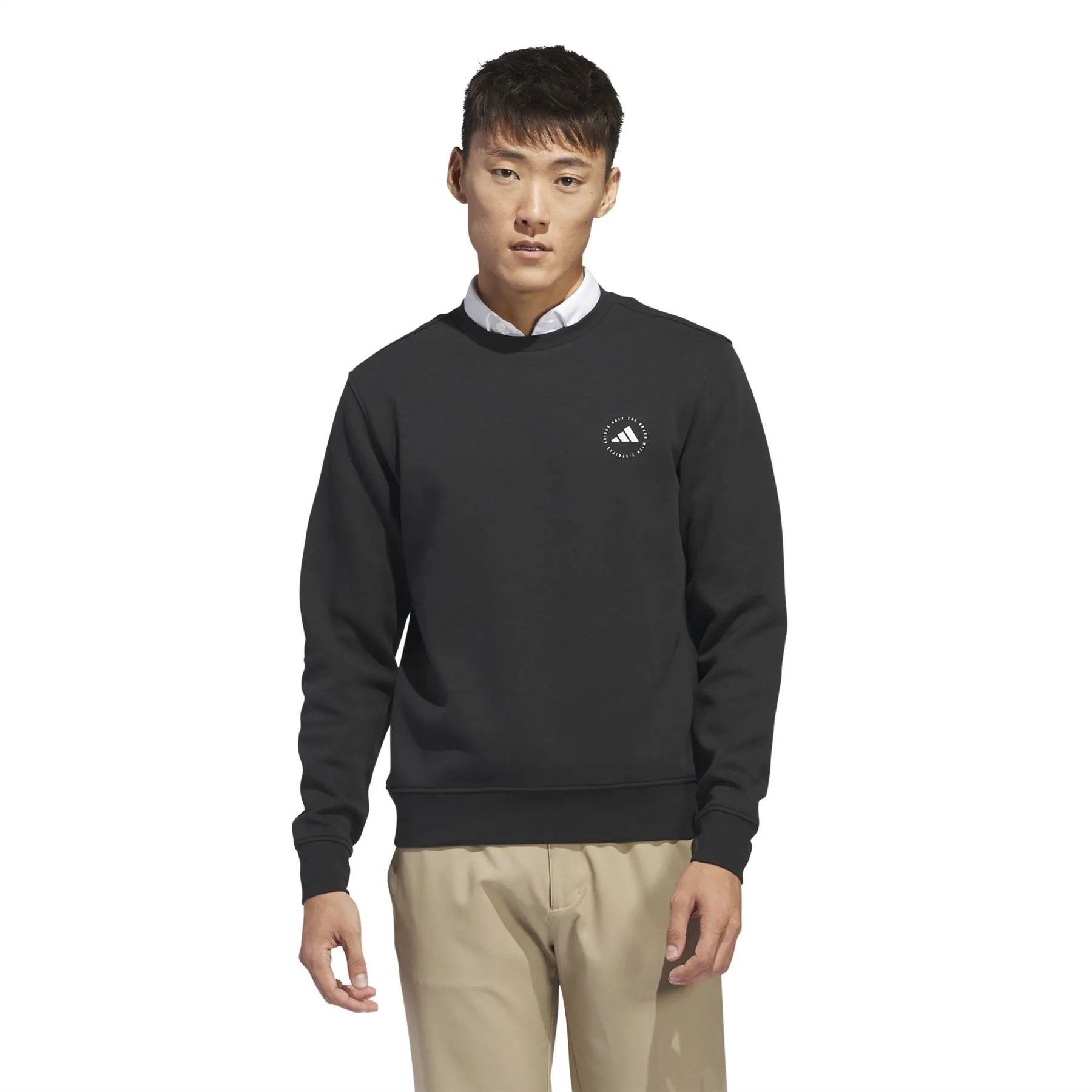 Core Crew Neck Sweater Black - AW24