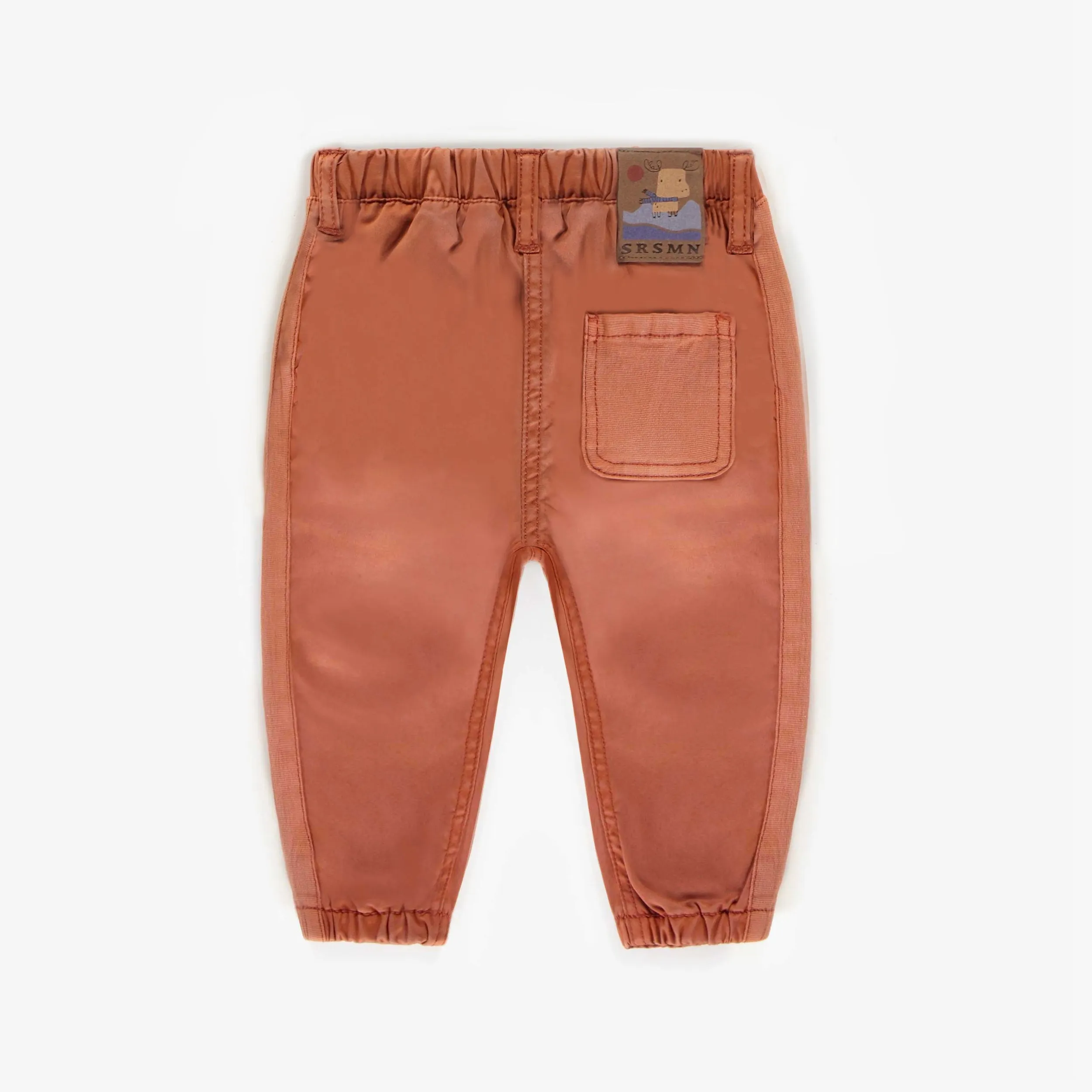 Denim rouille coupe décontractée, bébé  || Rust relaxed fit denim, baby