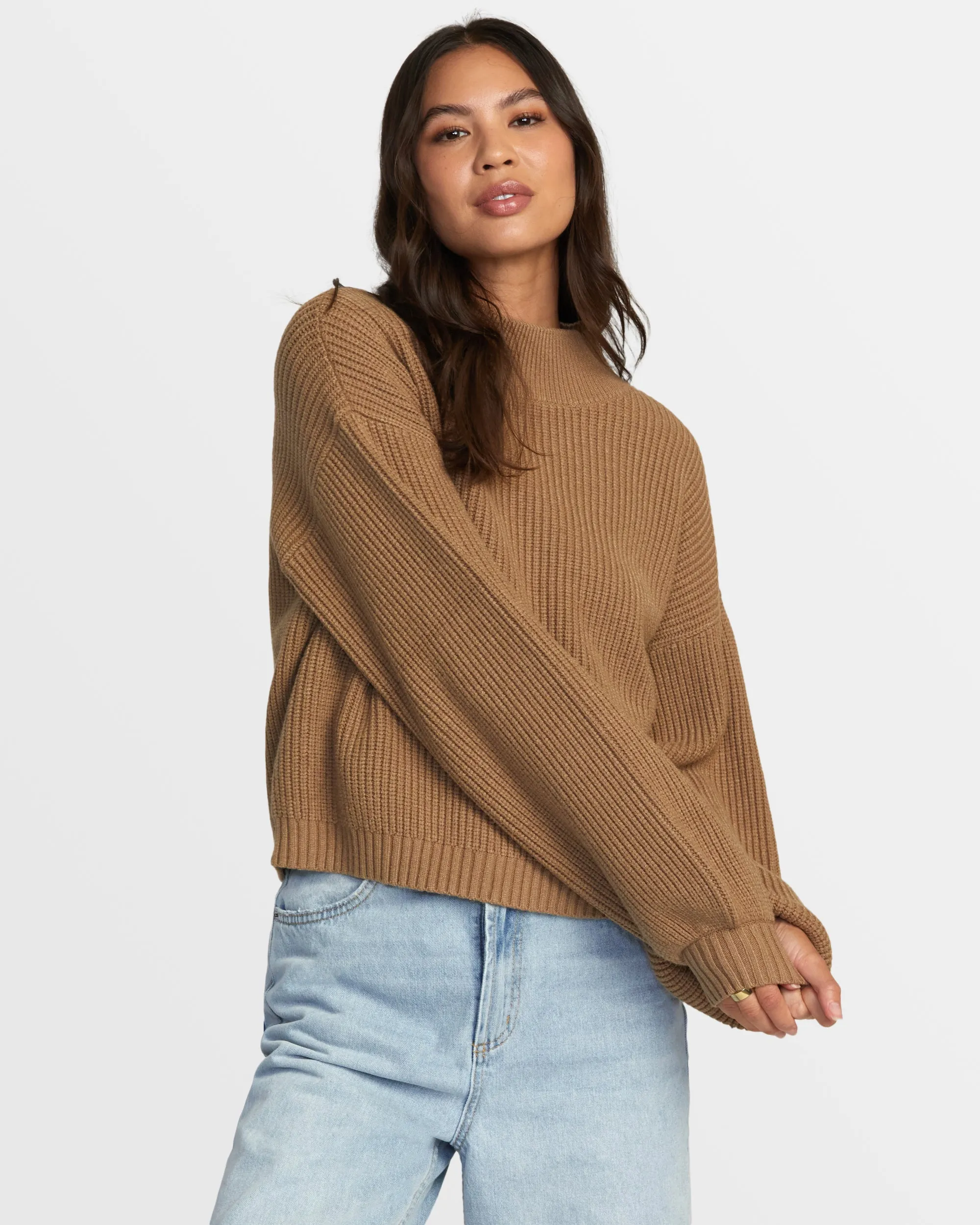 Dream Cycle Turtleneck Sweater - Ermine