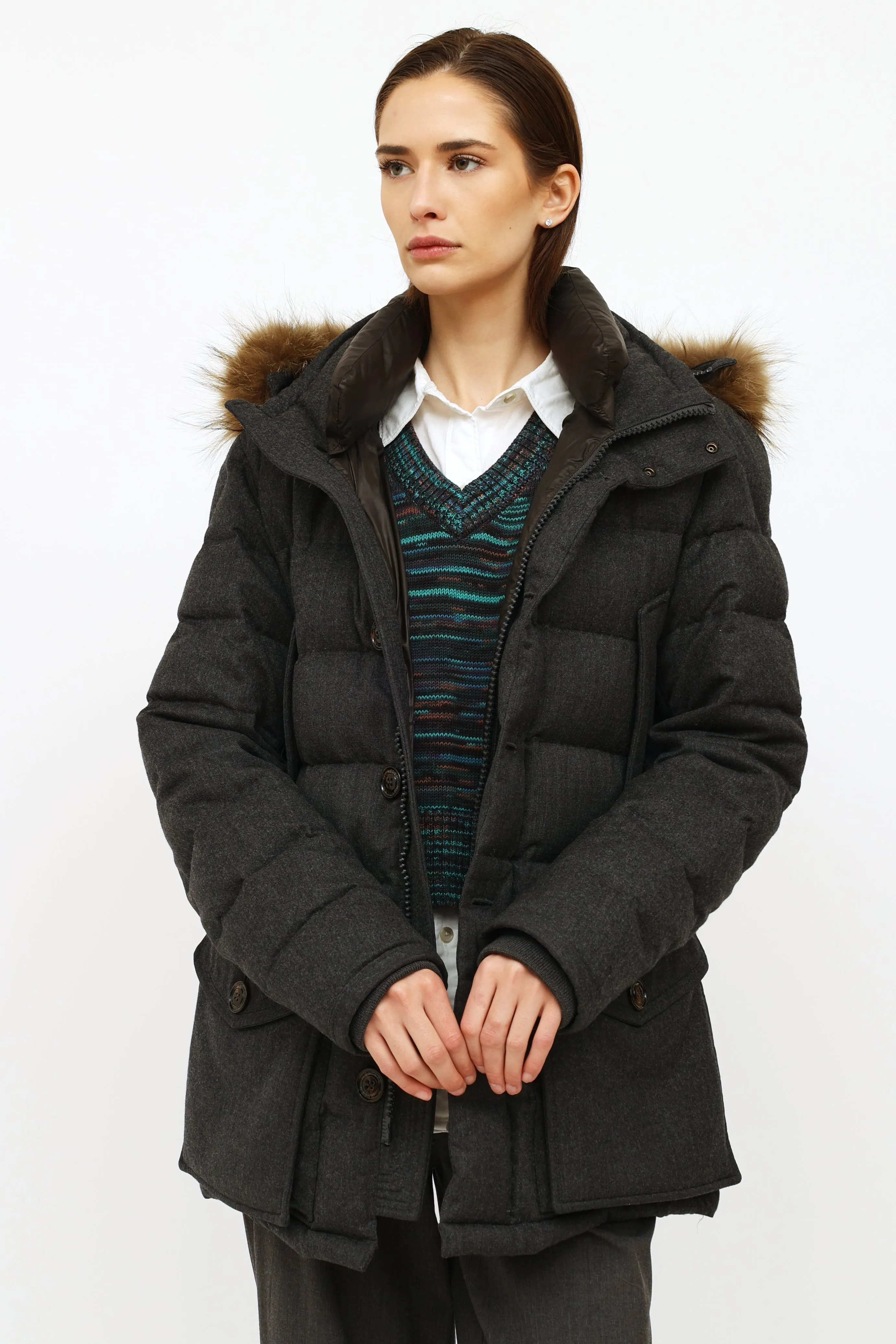 Grey Kerinish Down Parka