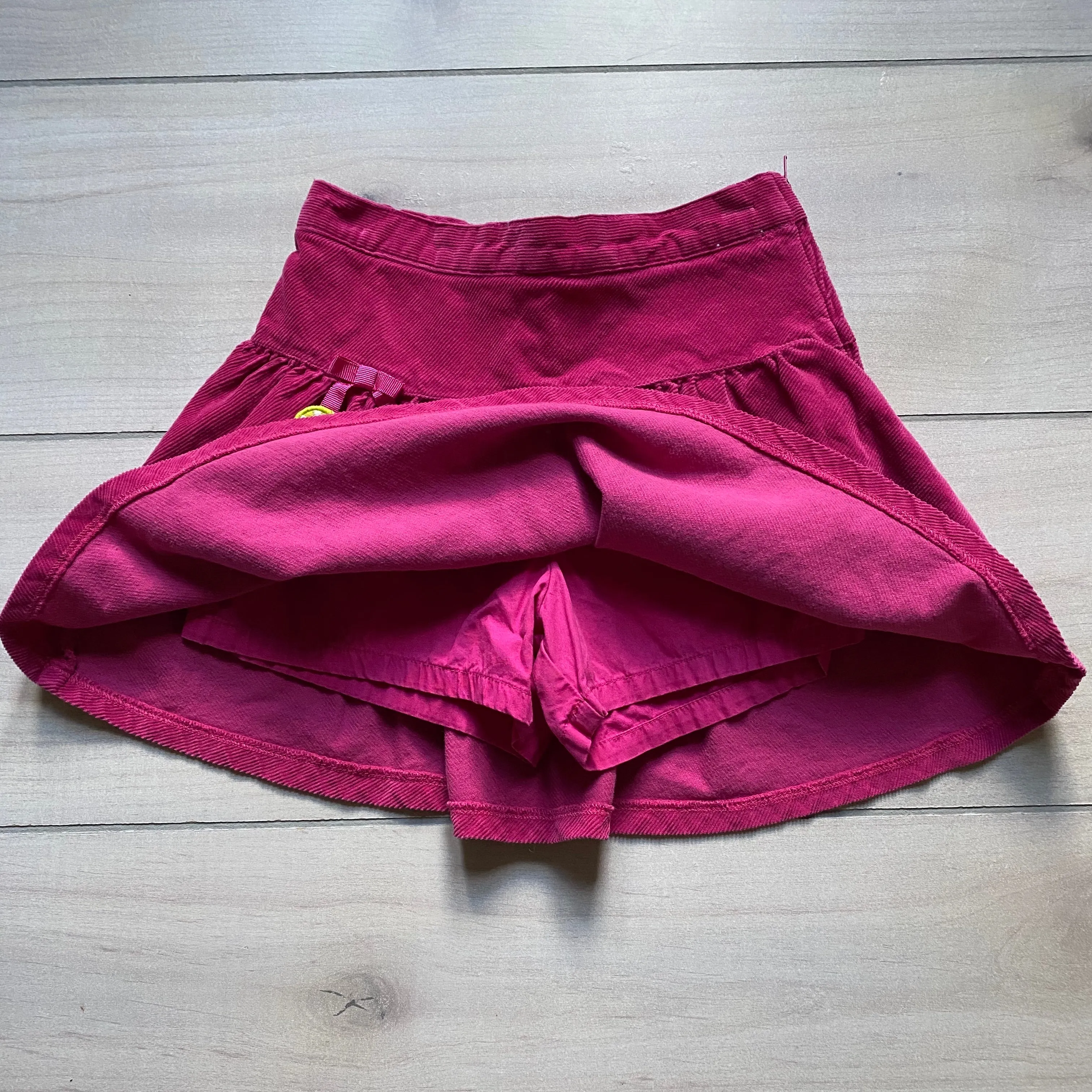 Gymboree Berry Corduroy Side Zipper Skort