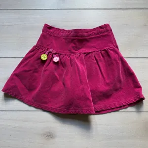 Gymboree Berry Corduroy Side Zipper Skort