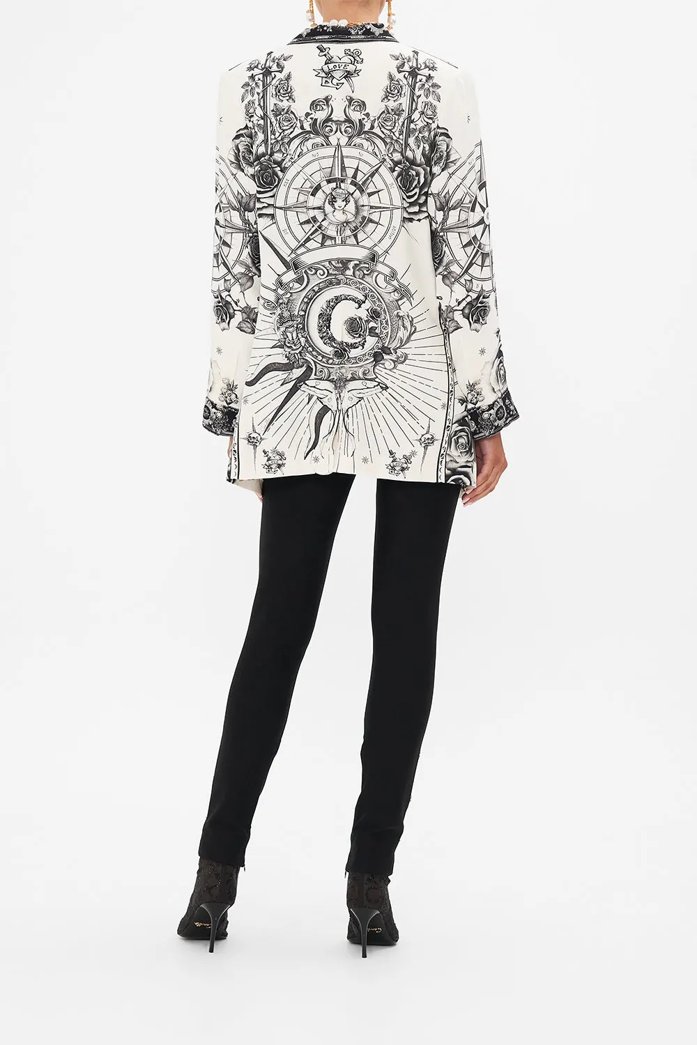 LONGLINE RELAXED JACKET TALES OF TATTOO