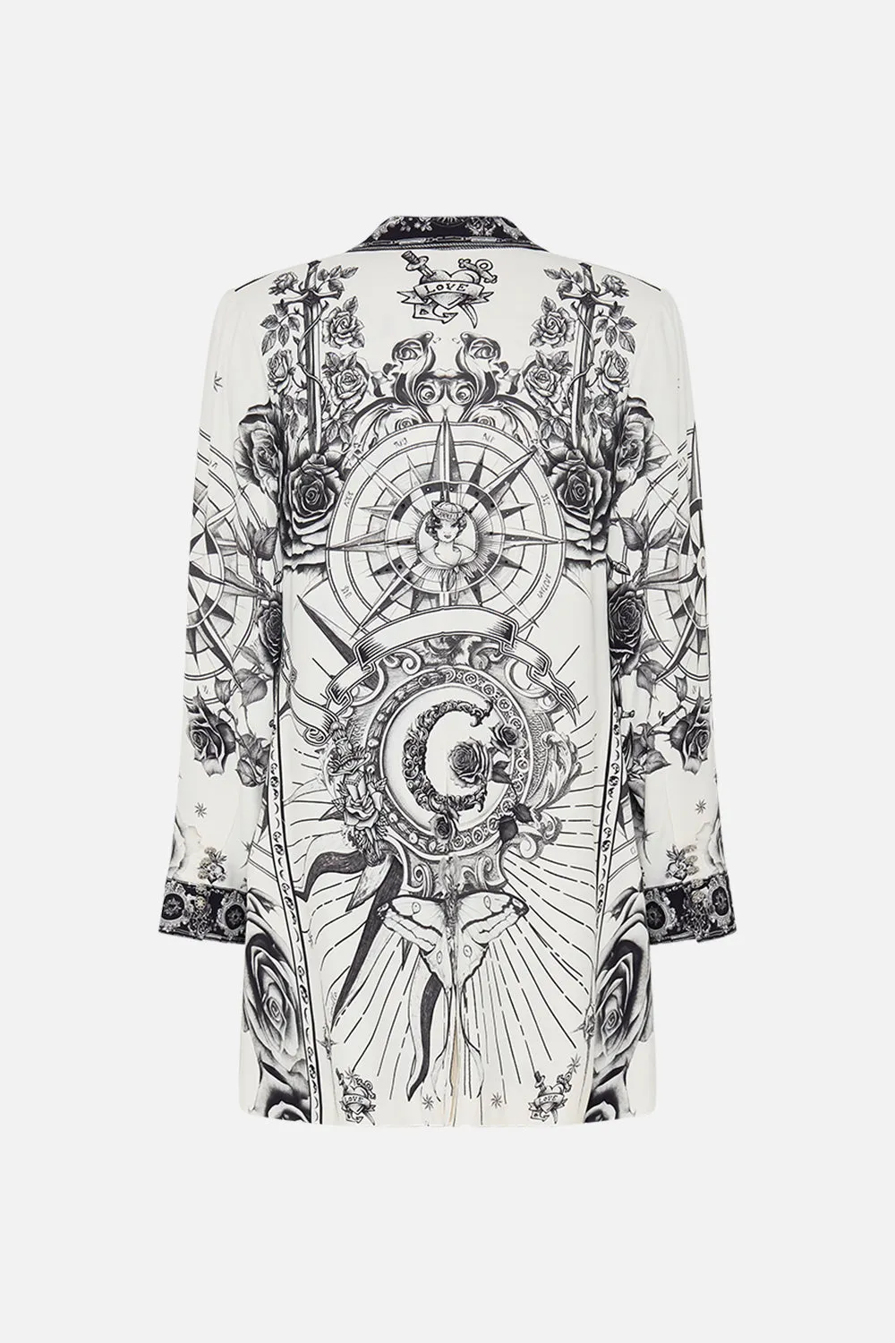 LONGLINE RELAXED JACKET TALES OF TATTOO