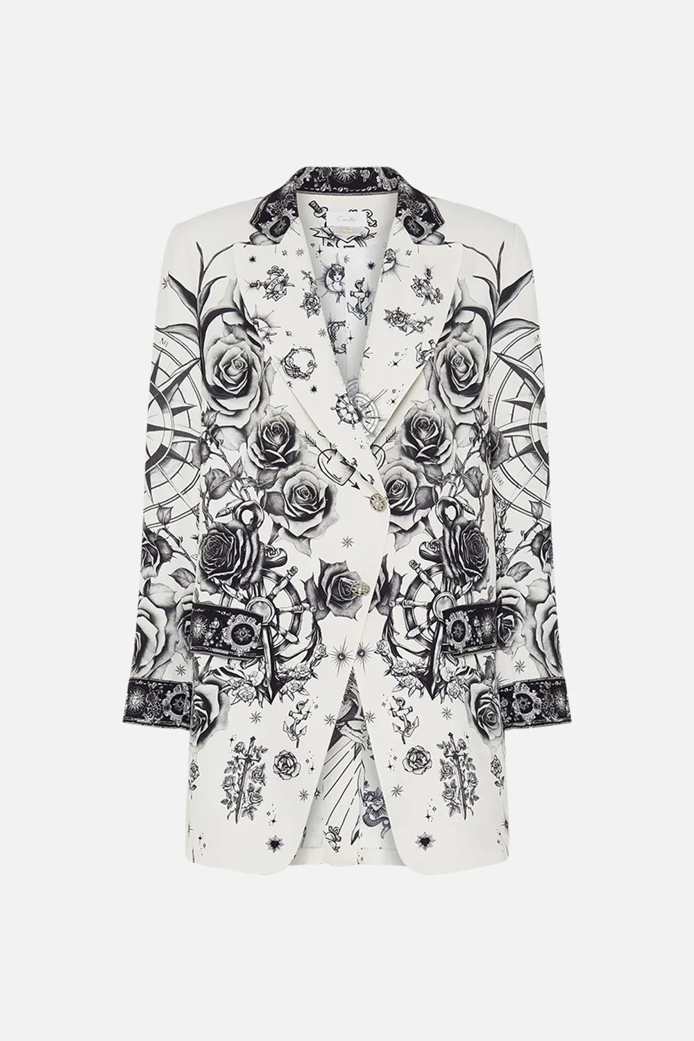 LONGLINE RELAXED JACKET TALES OF TATTOO