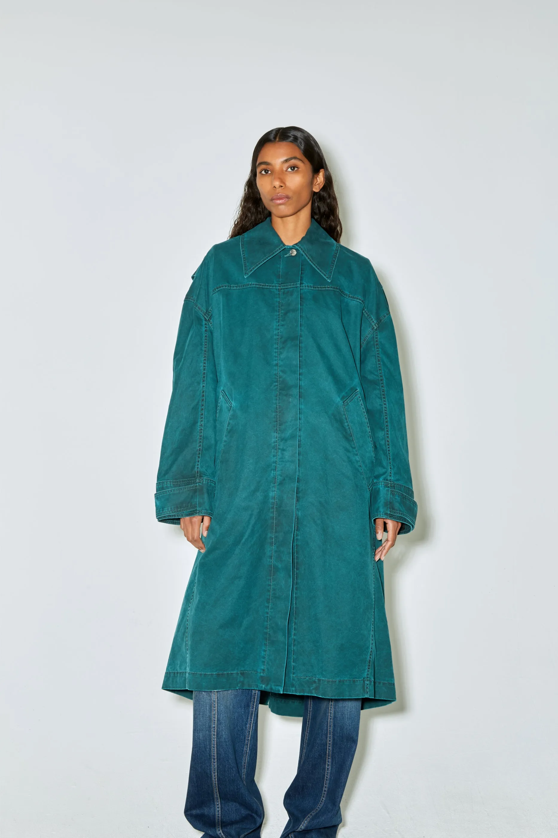 MANSO coat green