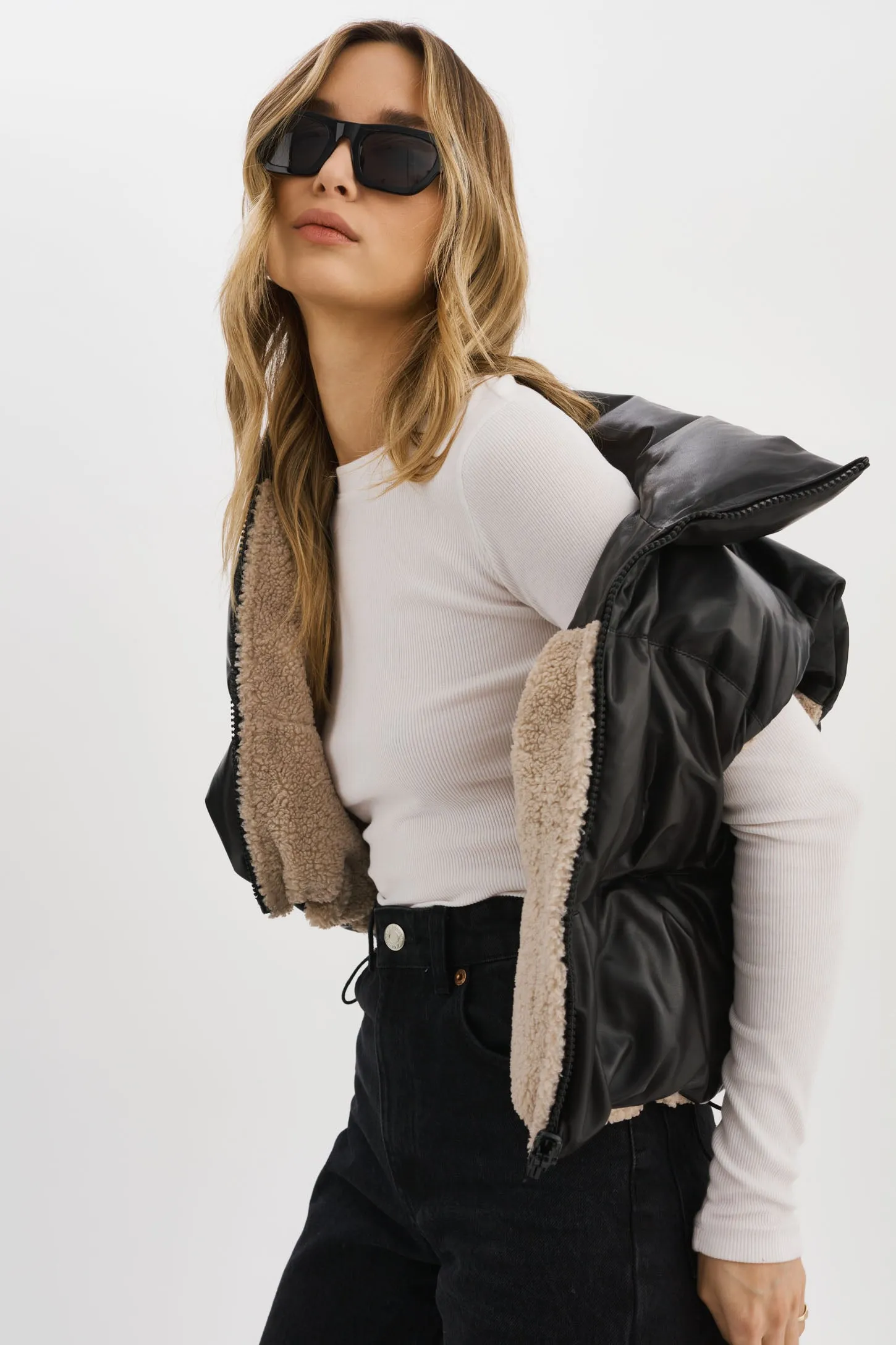 MELICIA | Reversible Puffer Vest