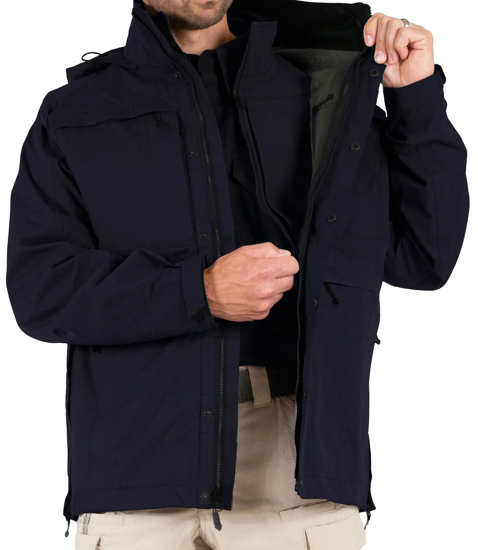 Men's Tactix Soft Shell Jacket (Parka Length)