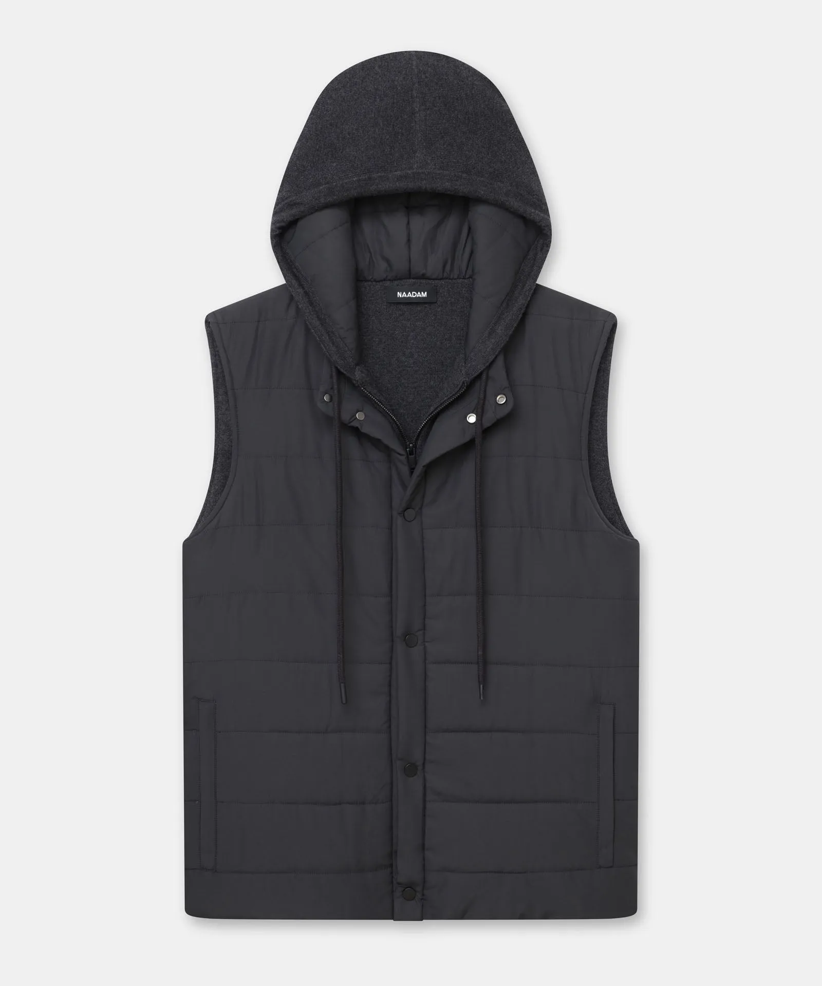 Mixed Media Puffer Vest