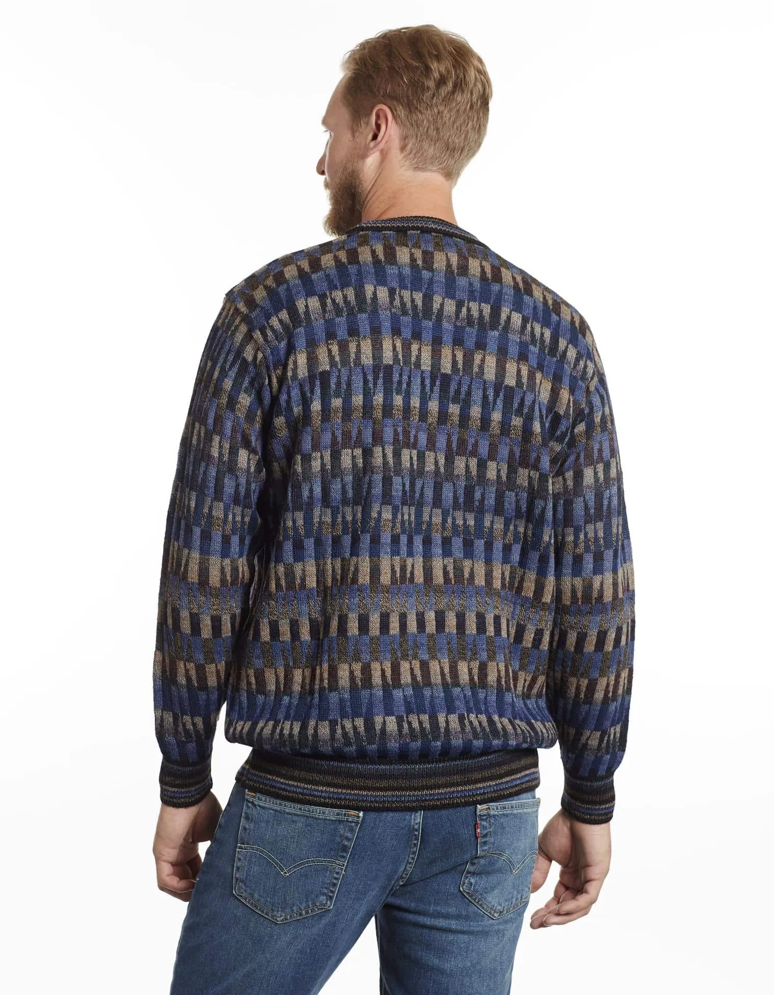 Mosaic Men's Alpaca Sweater