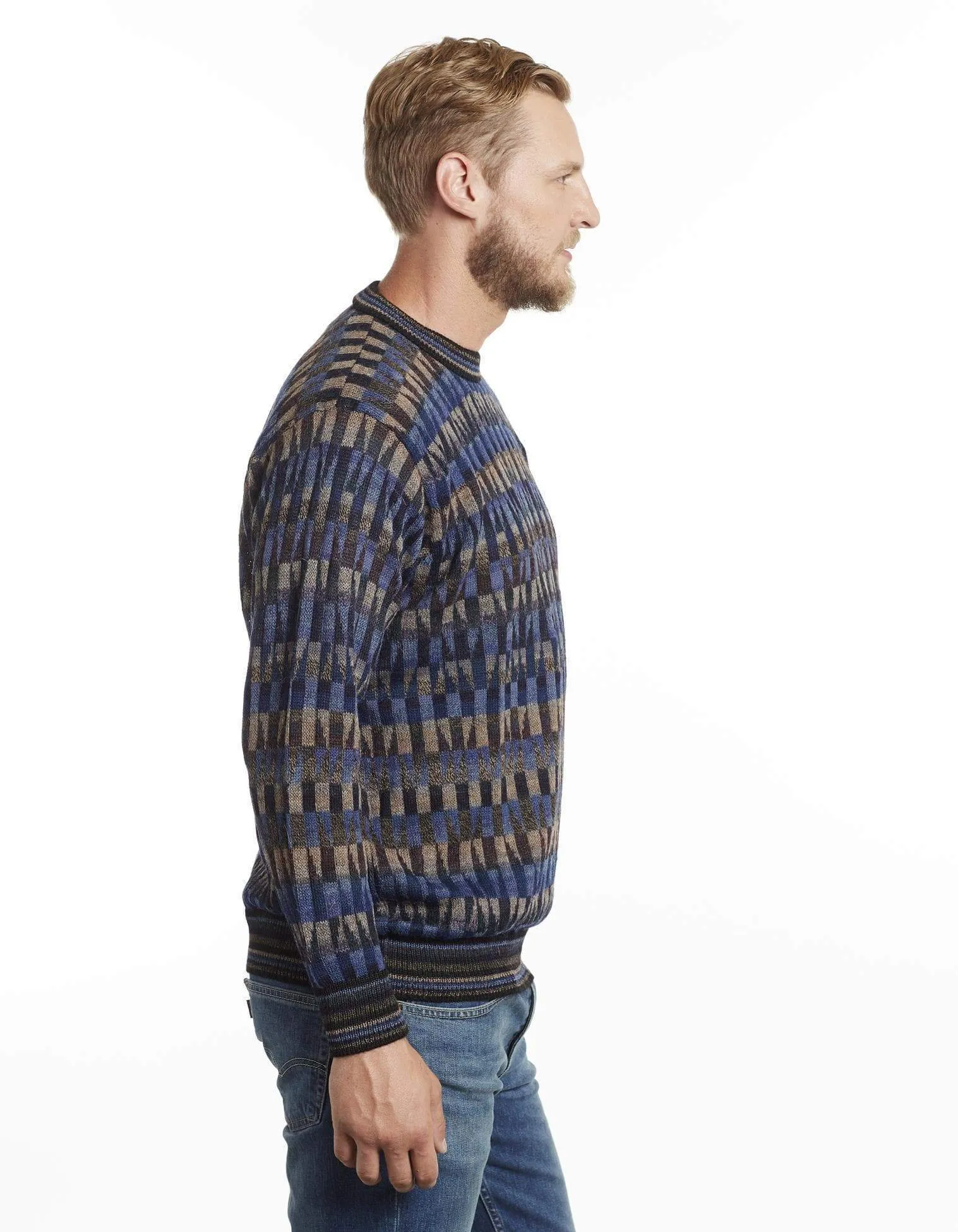 Mosaic Men's Alpaca Sweater