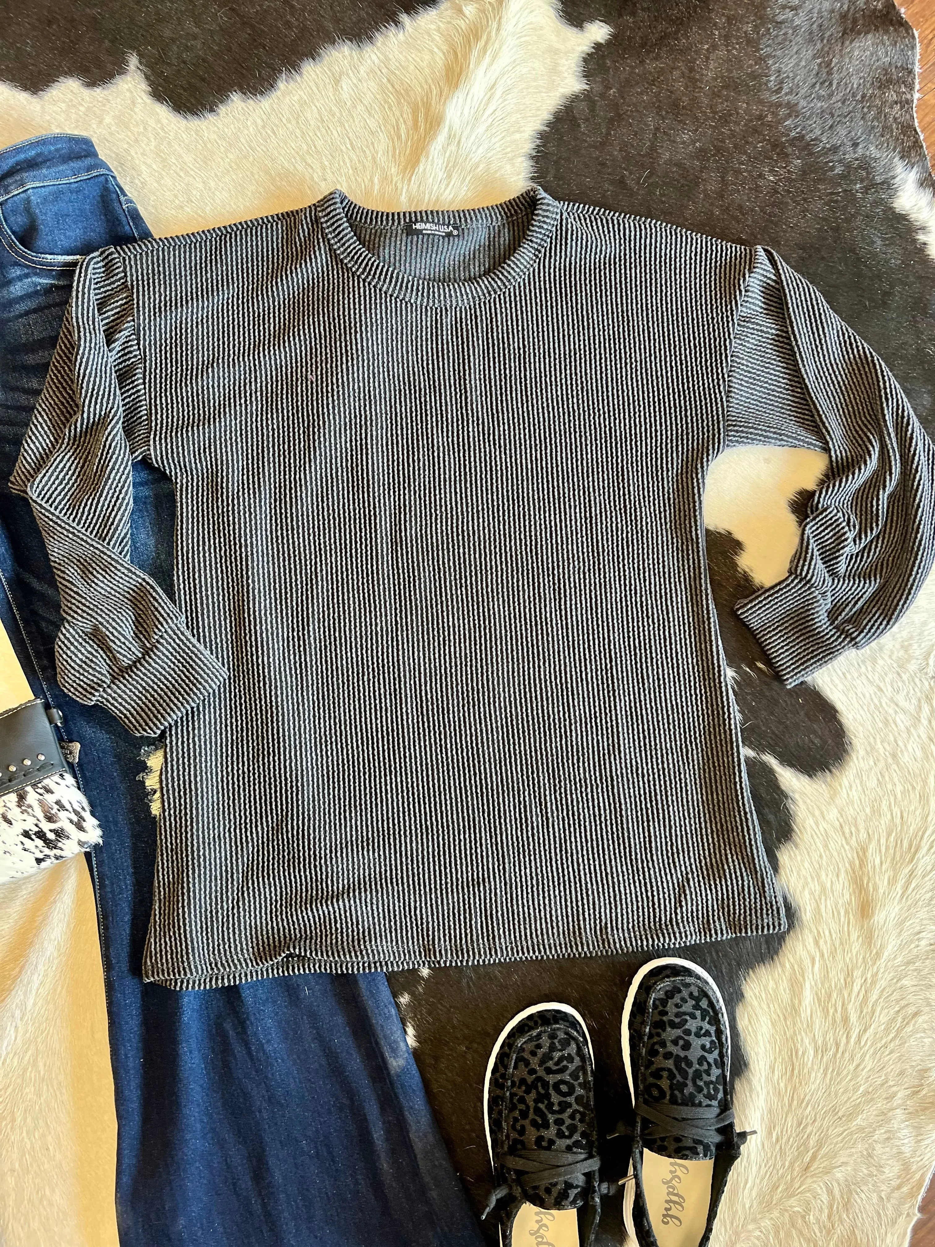 Plus In The Grey Feel Top