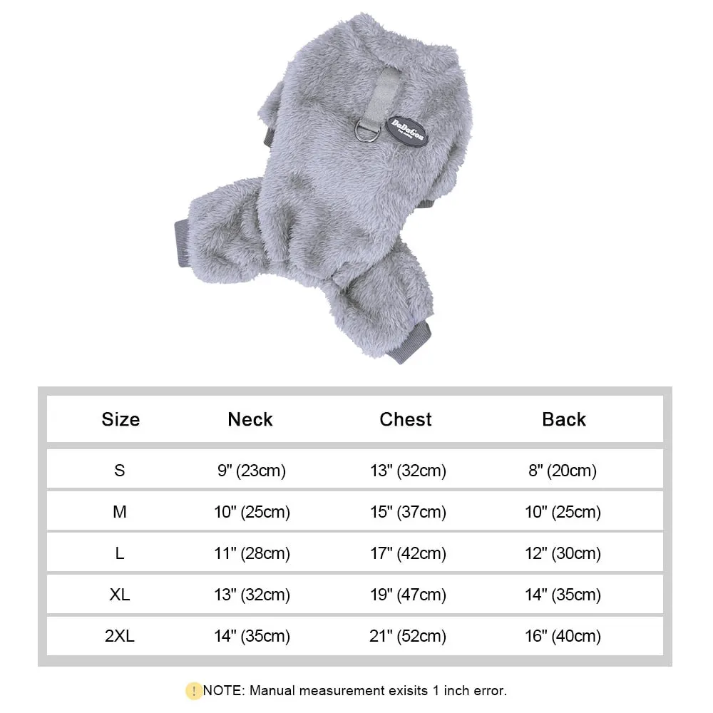 Soft Coral Fleece Pet Sweater