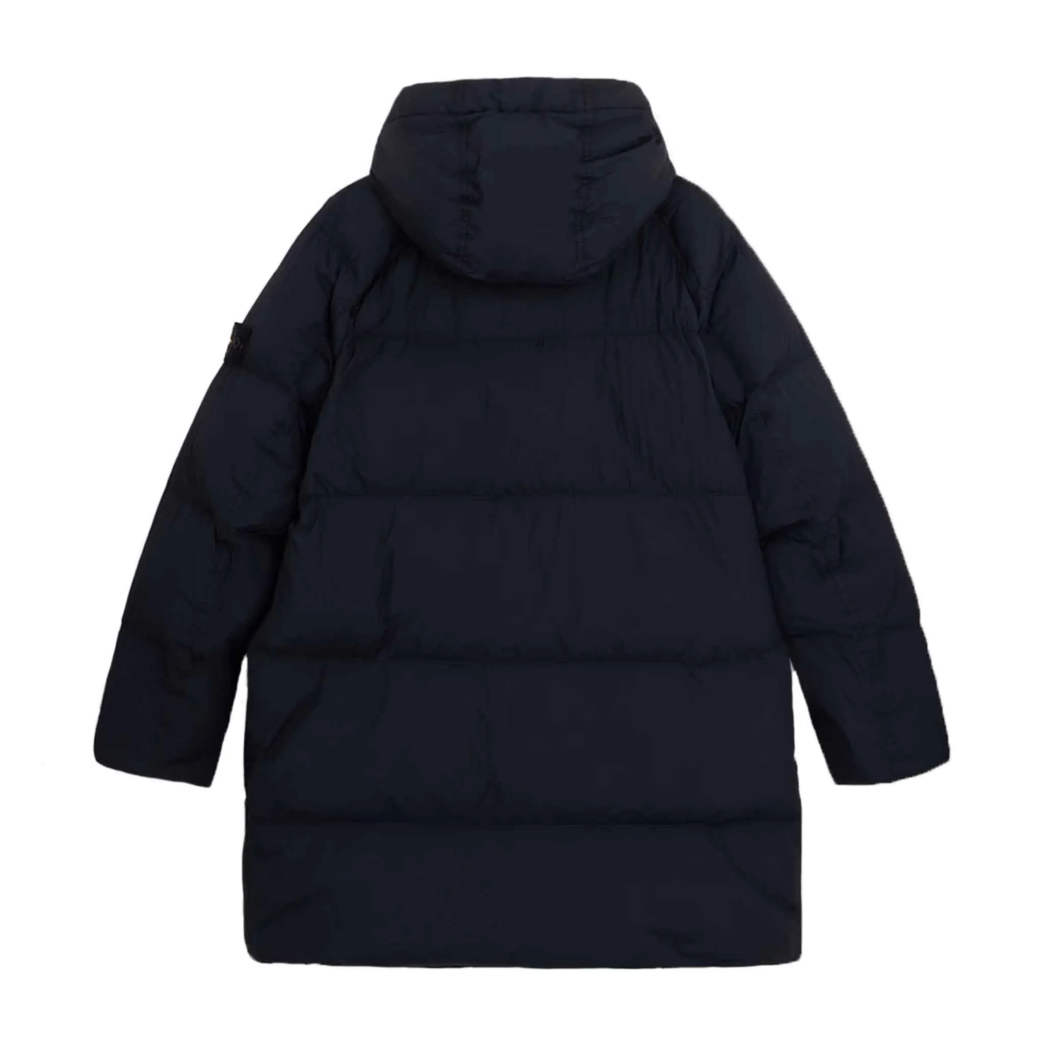 Stone Island Crinkle Reps R-NY Down Parka in Navy Blue