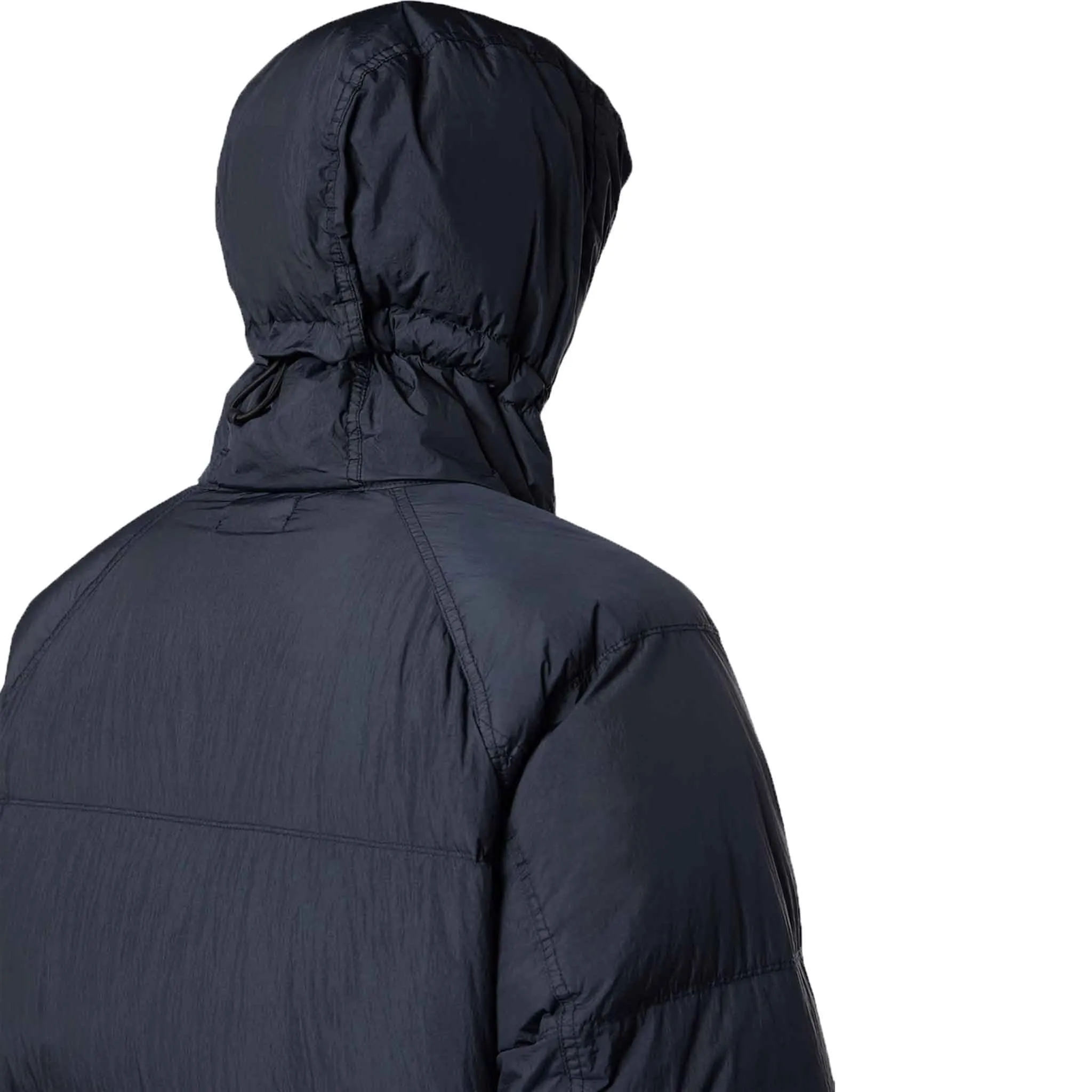 Stone Island Crinkle Reps R-NY Down Parka in Navy Blue