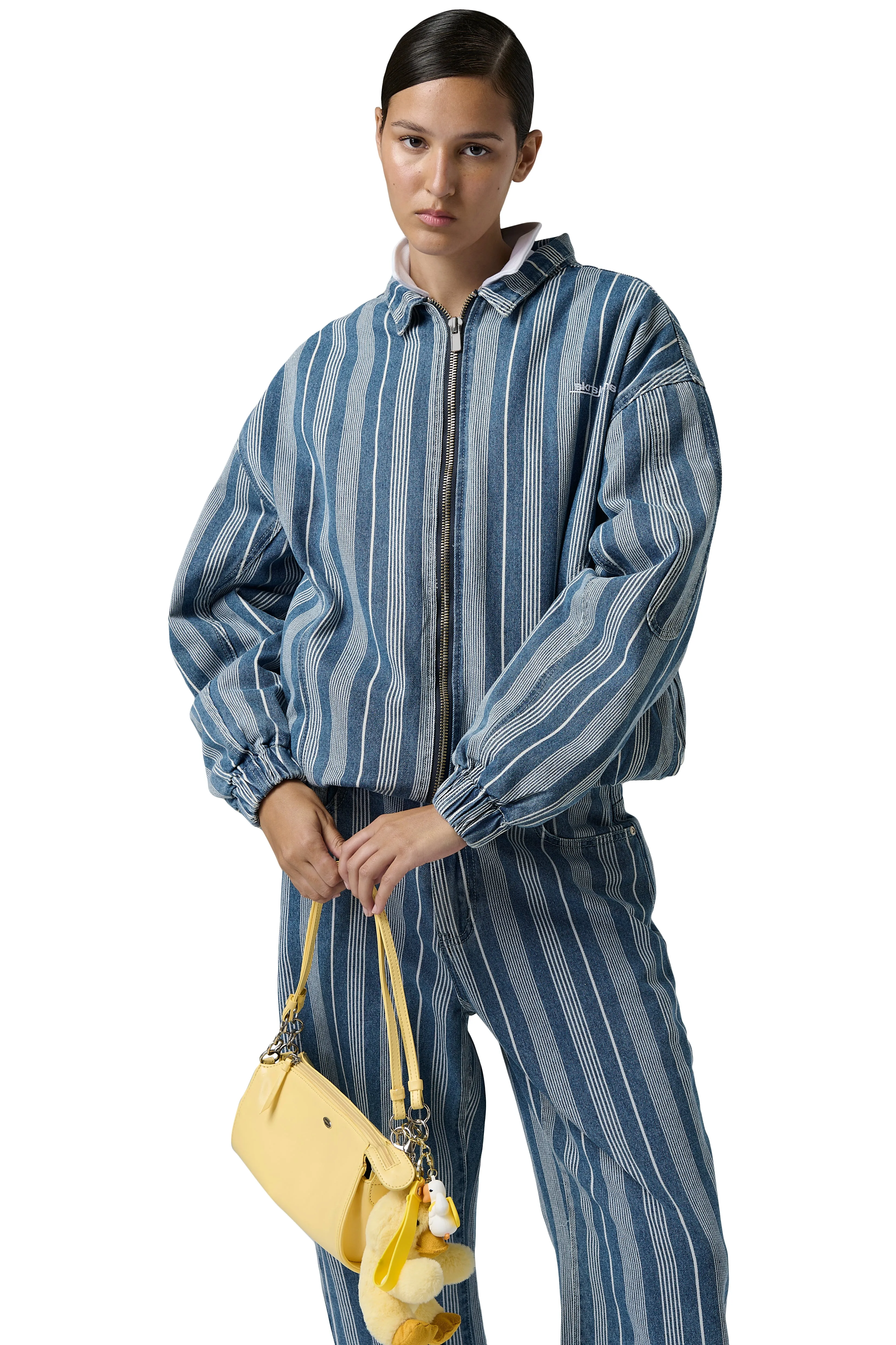 Vista Stripe Oversized Jacket