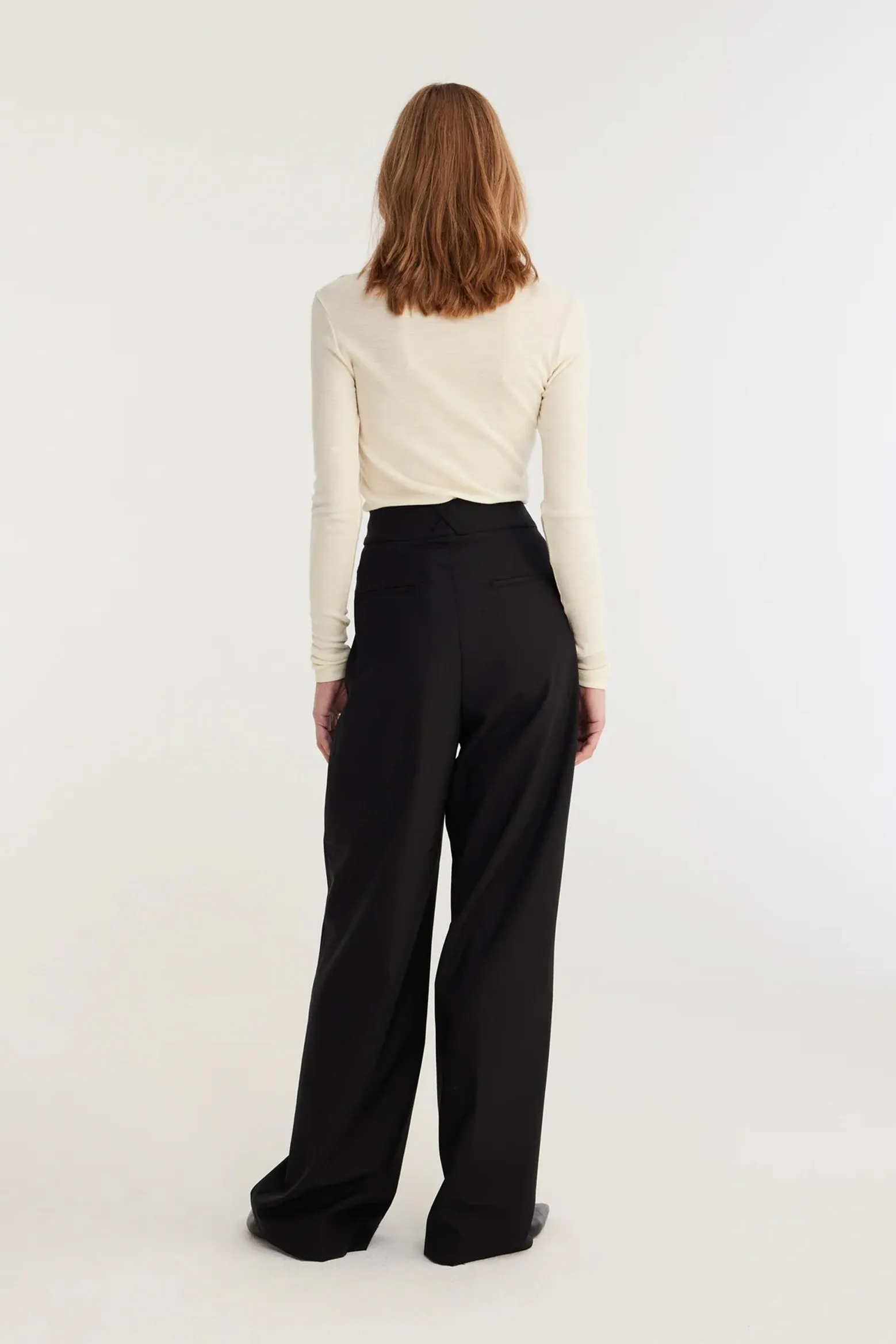 WIDE LEG TAILORED TROUSERS