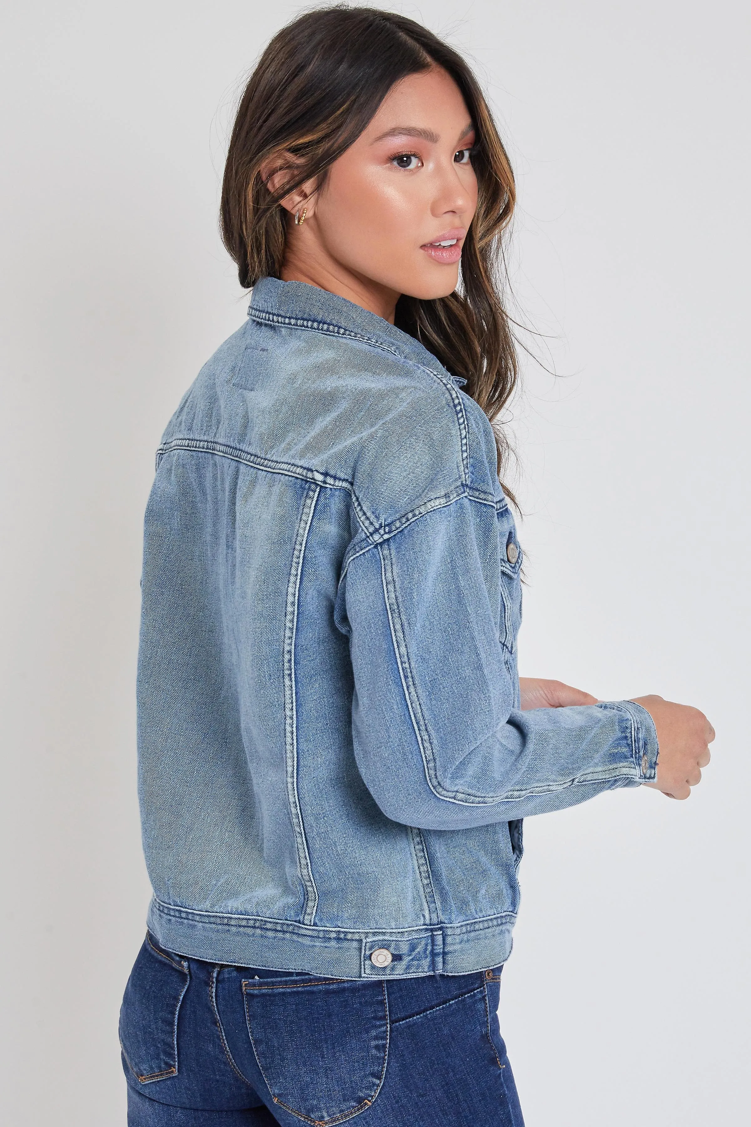 Women's Oversized Boyfriend Denim Jacket