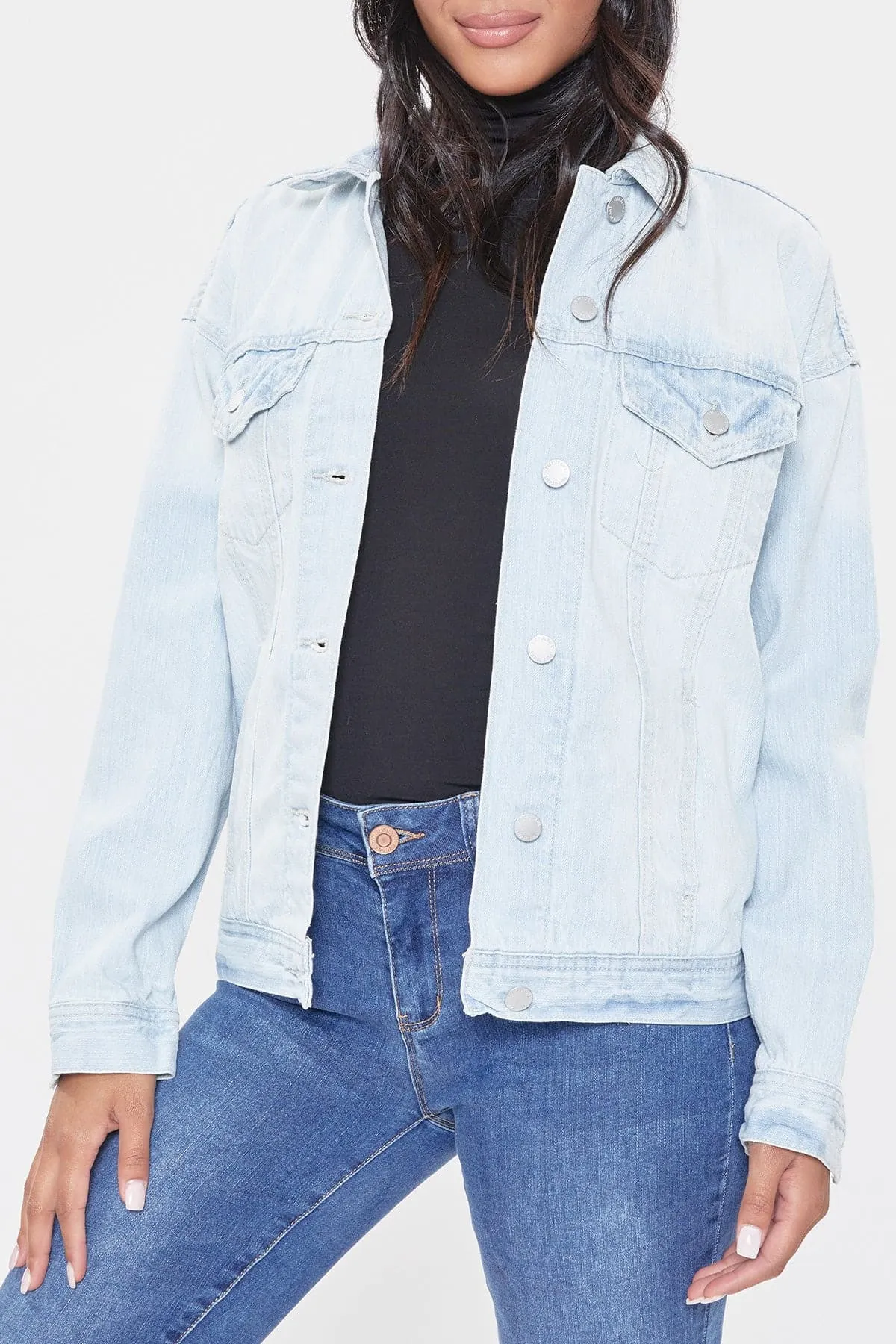 Women's Oversized Boyfriend Denim Jacket