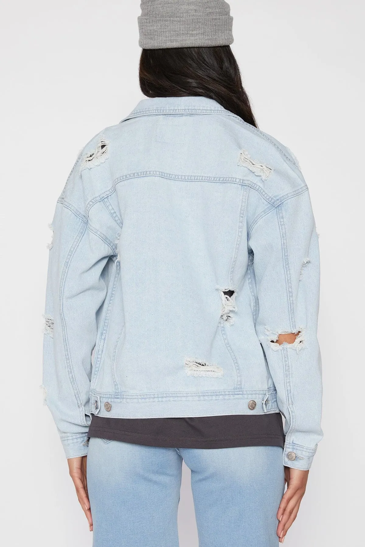 Women's Oversized Boyfriend Denim Jacket